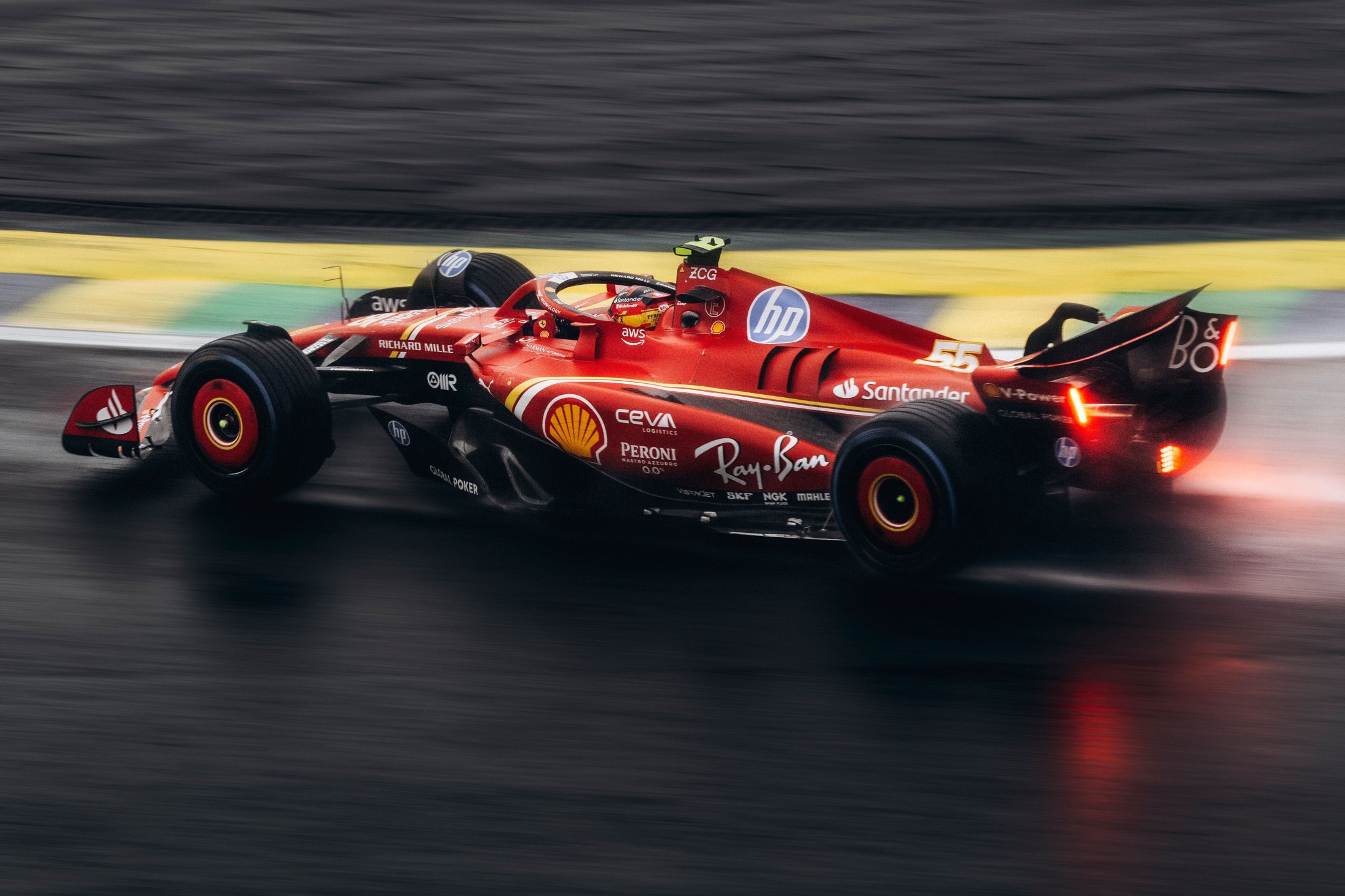 Formula 1 car in Mexico City